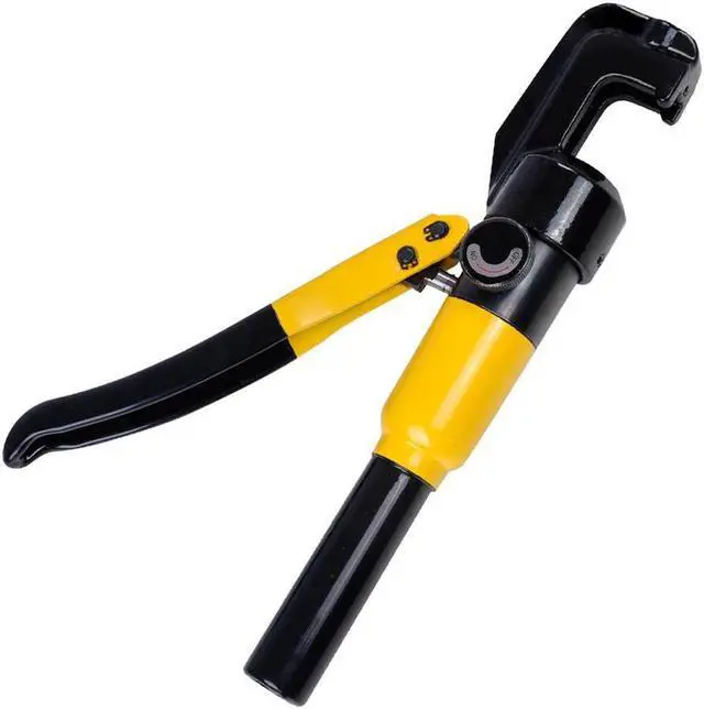Alt view image 7 of 7 - Yescom 10 Ton Hydraulic Wire Crimper Battery Cable Lug Terminal Crimping Tool with 9 Dies