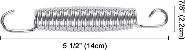 Alt view image 7 of 7 - Yescom Trampoline Replacement Mat With 5.5" Springs (60 Pack) Fits 12 ft Trampoline Frame, UV Resistant Outdoor