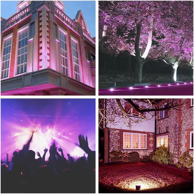 Alt view image 7 of 7 - 2Pcs 50W LED Blacklights Floodlights IP65 Waterproof Lamp Bulb Stage Party Indoor Outdoor