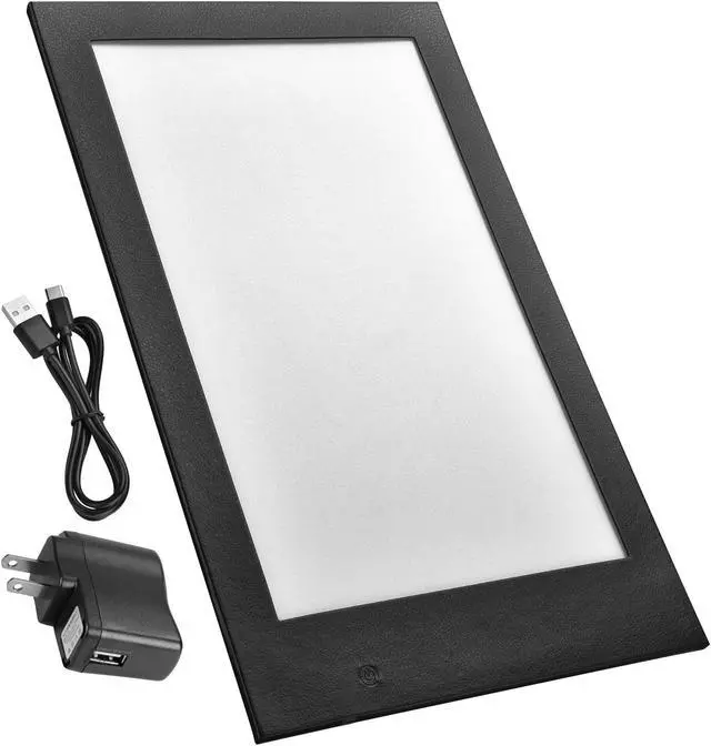 Alt view image 3 of 7 - WeChef LED Back Lit Light Menu Holder Cover Wine List Single Panel Fits 8"x14" Paper for Hotel Club