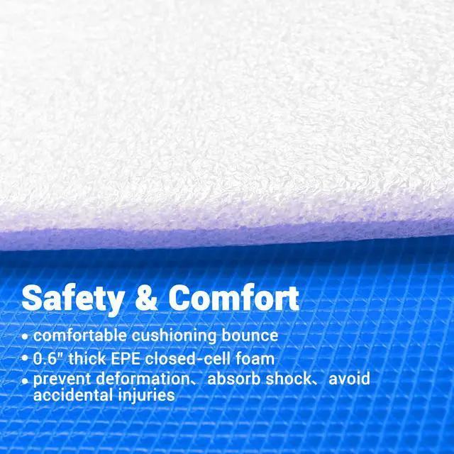 Alt view image 5 of 7 - Yescom 15 Ft Universal Replacement Round Trampoline Safety Pad PVC EPE Foam Protection