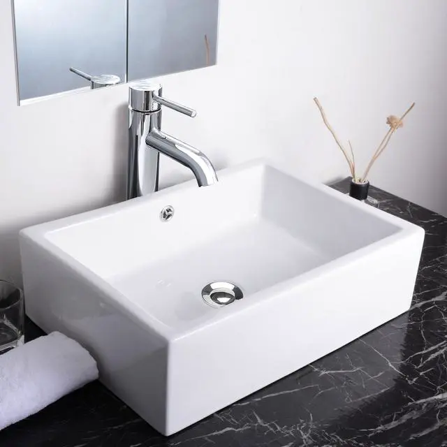 Alt view image 4 of 4 - Aquaterior 1 3/8" Pop up Drain Faucet Vessel Vanity Sink Drain Stopper Brass Brushed Nickel Finish Overflow