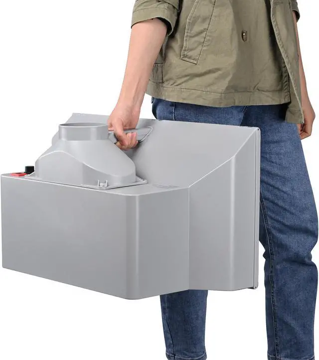 Alt view image 6 of 7 - Dual Fans Airbrush Paint Spray Booth Kit w/ 3 LED Lights Exhaust Filter Hobby