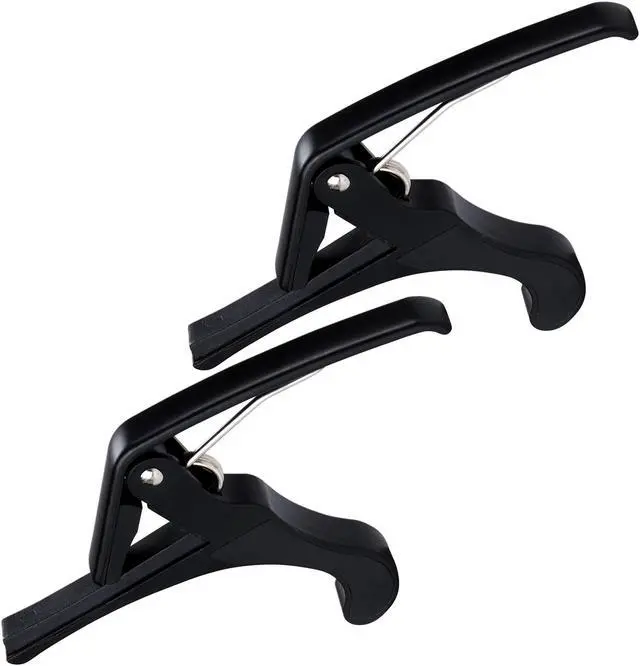 Alt view image 7 of 7 - Guitar Capo Tune Clamp Accessories for Acoustic Electric Guitar Ukulele 2 Packs