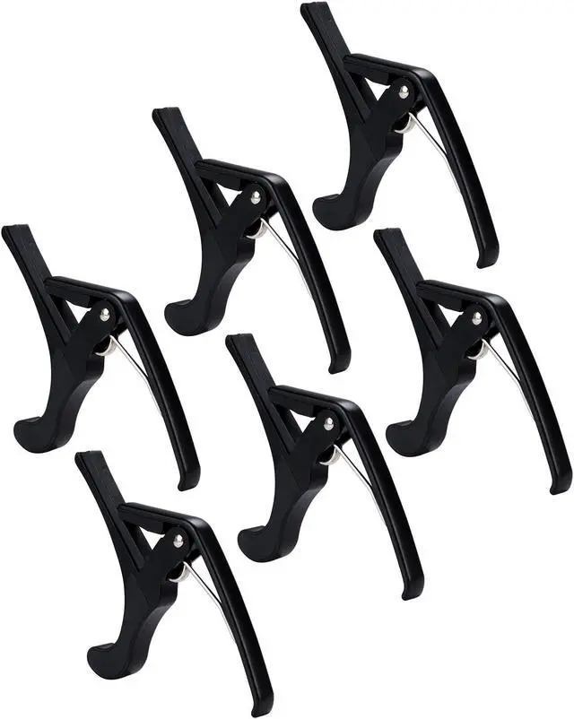 Alt view image 6 of 7 - Guitar Capo Tune Clamp  Accessories for Acoustic Electric Guitar Ukulel 6 Packs