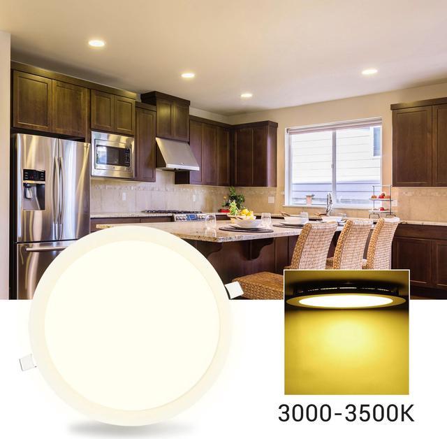 12W Bright LED Recessed Ceiling Round Panel Down Light Bulb Indoor Store Lamp Newegg