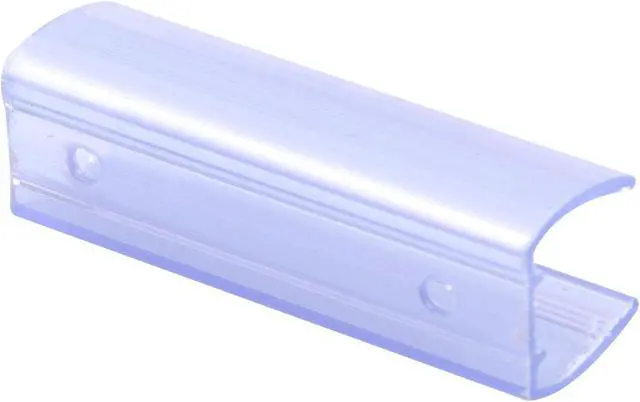 Main image of DELight 2" Plastic U Channel System 100PCS Clear PVC Universal LED Track Mounting Holder for 9/16" Neon Flex Strip Light