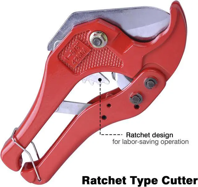 Alt view image 4 of 7 - 1/2 & 3/4 Pex Crimper & Cutter For Crimp Tool Clamp Tubing Plumbing Gonogo Gauge