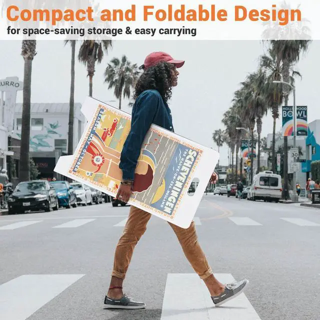 Alt view image 4 of 7 - 19" x 32" InstaHibit A-Frame Signboard Double Side Sandwich Board Sidewalk Sign