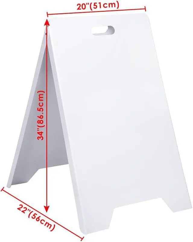 Alt view image 7 of 7 - 19" x 32" InstaHibit A-Frame Signboard Double Side Sandwich Board Sidewalk Sign