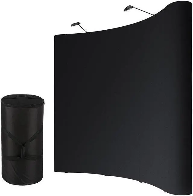 Main image of InstaHibit 10x8 Ft Trade Show Display Kit Pop Up Backdrop Booth Stand Spotlights