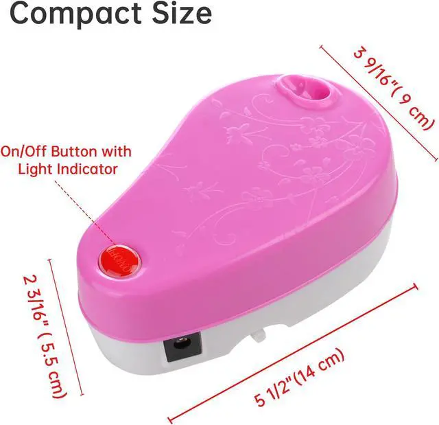 Alt view image 4 of 7 - Mini Portable Air Compressor Set w/ Hose Makeup Nail Art Body Painting Tattoo