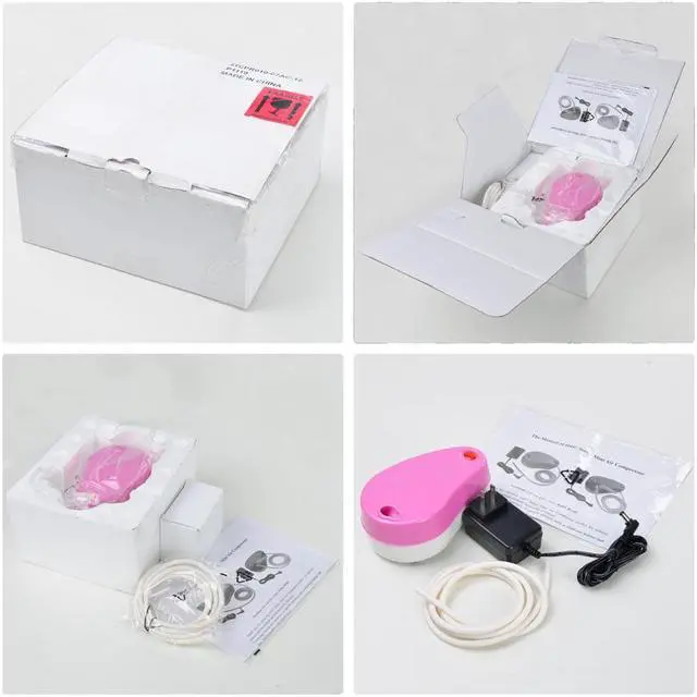 Alt view image 7 of 7 - Mini Portable Air Compressor Set w/ Hose Makeup Nail Art Body Painting Tattoo