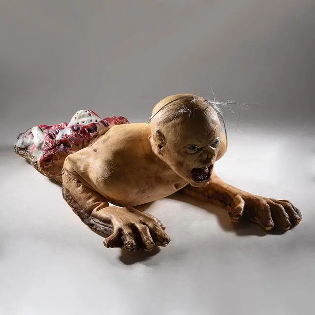 Alt view image 3 of 7 - 36" Animated Halloween Prop Grovelling Zombie Groundbreaker Haunted House Party Outdoor Decoration 2025