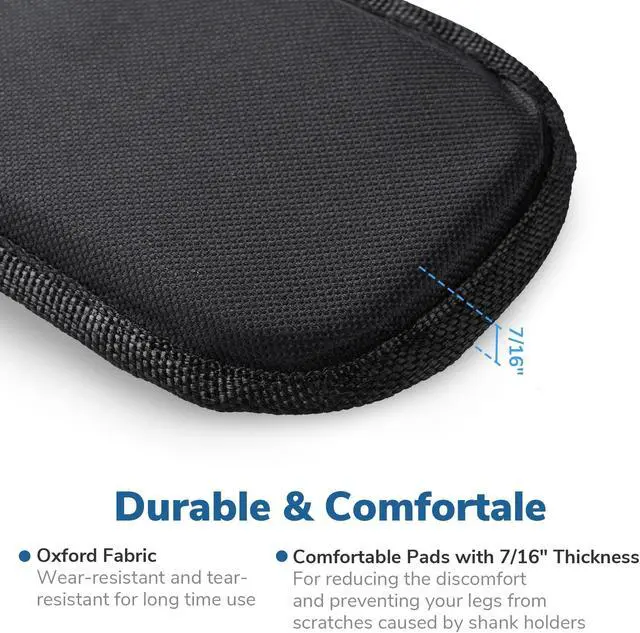 Alt view image 3 of 7 - Yescom Drywall Stilt Leg Pads Replacement Tool Kit Comfortable for All Day Wear Work with Straps Painting Accessories