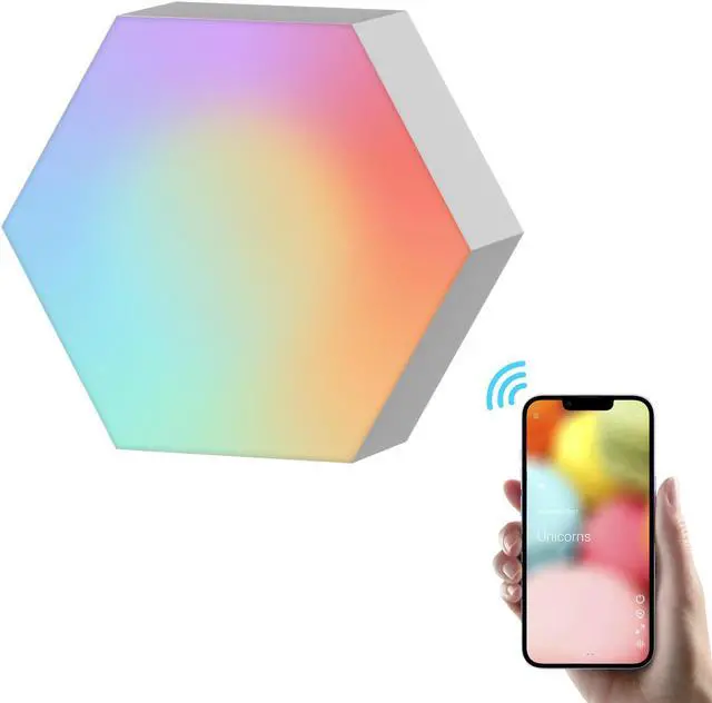 Main image of Yescom WiFi Smart LED Light 16 Million Color Smartphone Control Work with Alexa Google Home Decor Gifts