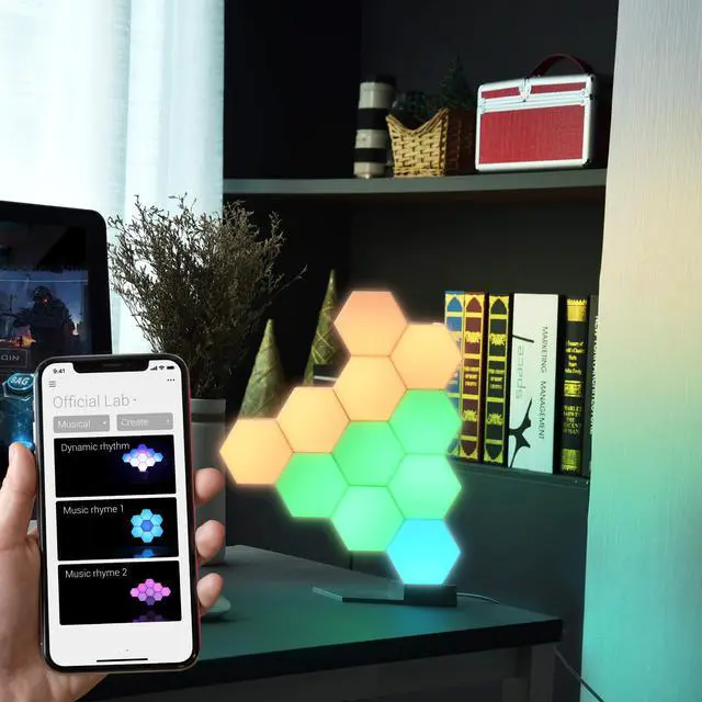 Alt view image 3 of 7 - Yescom WiFi Smart LED Light 16 Million Color Smartphone Control Work with Alexa Google Home Decor Gifts