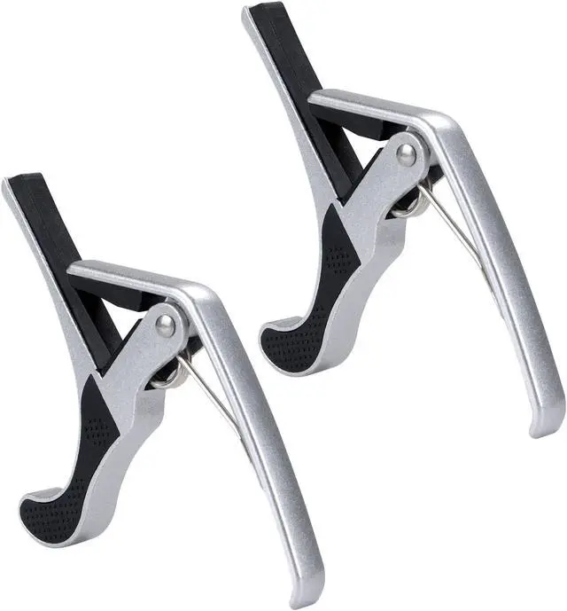 Alt view image 6 of 7 - Guitar Capo Tune Clamp Key Accessories for Acoustic Electric Guitar 2 Packs