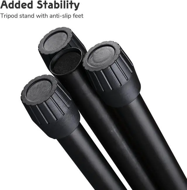 Alt view image 5 of 7 - Microphone Boom Arm Stand w/ Dual Mic Clips Adjustable Tripod Phone Mount Holder