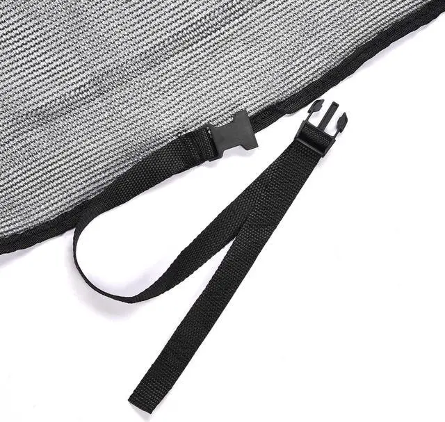 Alt view image 7 of 7 - Yescom Trampoline Round Enclosure Net 15Ft 8 Pole Fence Mesh Netting  Fits All Brands