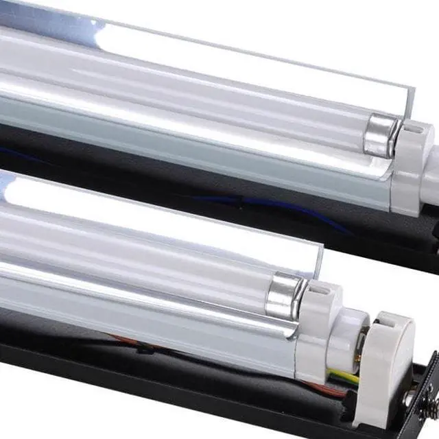 Alt view image 2 of 7 - Yescom T5 Grow Light Hydroponic Fluorescent Tube Dual Bulb Lamp Veg Remote Control