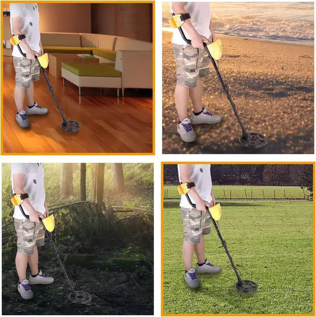 Alt view image 5 of 7 - Metal Detector Waterproof Coil Gold Jewelry Treasure Search LCD Display Deep Sensitive Digger Finder