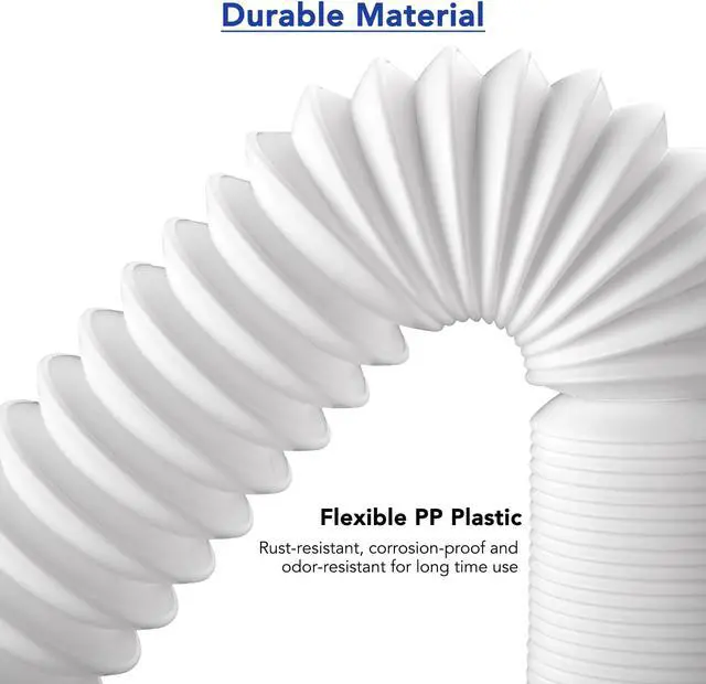 Alt view image 3 of 7 - Wash Basin Drain Hose Kit Extendable Drainpipe Shampoo Bowl Accessory for Salon