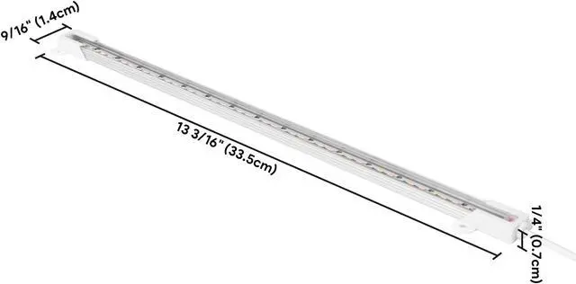 Alt view image 7 of 7 - LED Grow Light Strips Full Spectrum Lamp for Indoor Plants Flower Veg 4 Strips