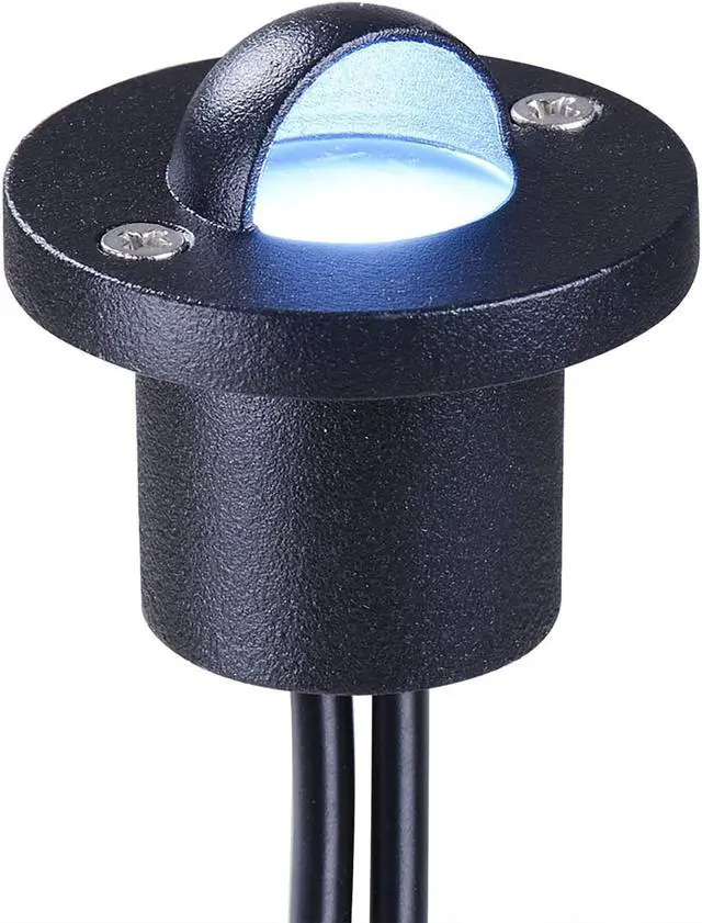 Alt view image 6 of 7 - Yescom 12V LED Cool White Deck Stair Light Lamp Waterproof Yard Garden Pathway Landscape 20 Pack