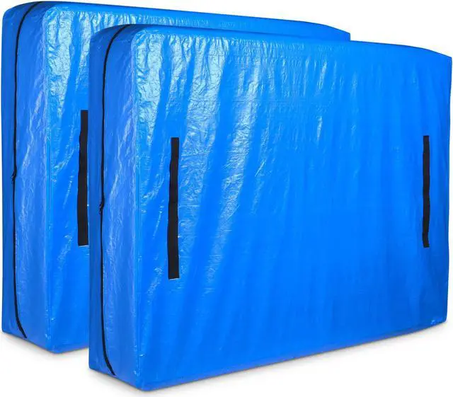Main image of Yescom Mattress Bag Cover for Moving Storage Heavy Duty 8 Handles Full XL Size 2 Pack