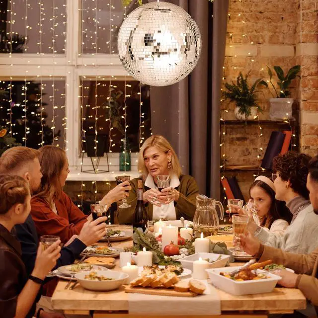 Alt view image 9 of 13 - Large 12" Mirror Glass Disco Ball DJ Dance Home Party Bands Club Stage Lighting