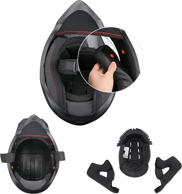 Alt view image 6 of 7 - AHR H-VEN35 Dual Sport Motorcycle Helmet DOT Approved Dirt Bike Off Road ATV M