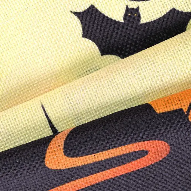 Alt view image 14 of 14 - 12"x18" Halloween Garden Flag Castle Bat Pumpkin Jack O Lantern Party 2 Pcs 2025