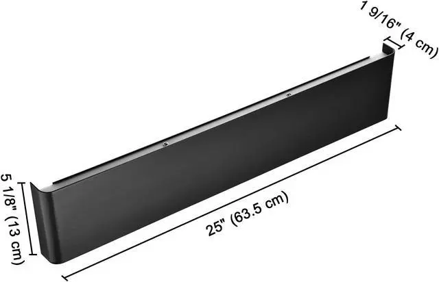 Alt view image 7 of 7 - 25" Bathroom Vanity Light Dimmable APP & Remote Control over Mirror Modern Black