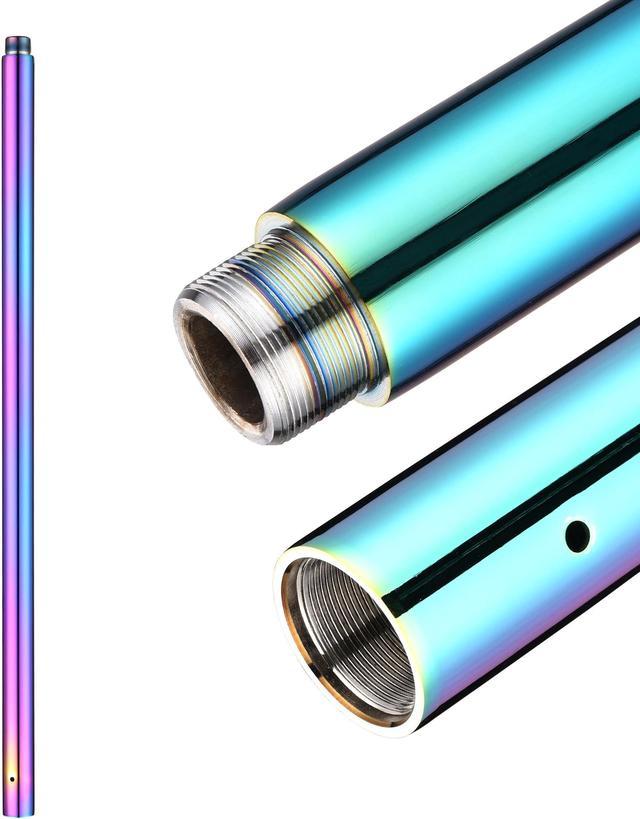 Yescom 3.4 FT New Chrome Dancing Pole Extension for 45 mm Professional Pole  Fitness Spinning Pole Accessories, Colorful 