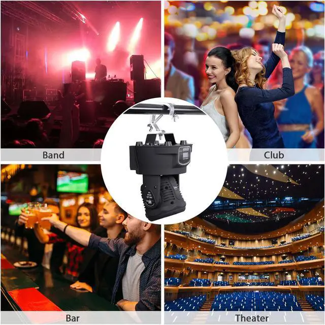 Alt view image 7 of 7 - 4X Small Stage Light Hook Aluminum Alloy Clamp Mount Par LED Moving Head Beam Disco