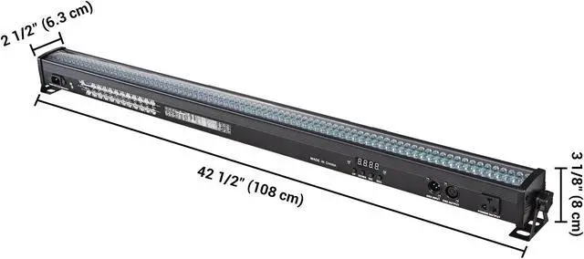 Alt view image 7 of 7 - 4 Packs 30W LED Wall Washer Light Bar w/ Remote DMX RGB Color Changing Party