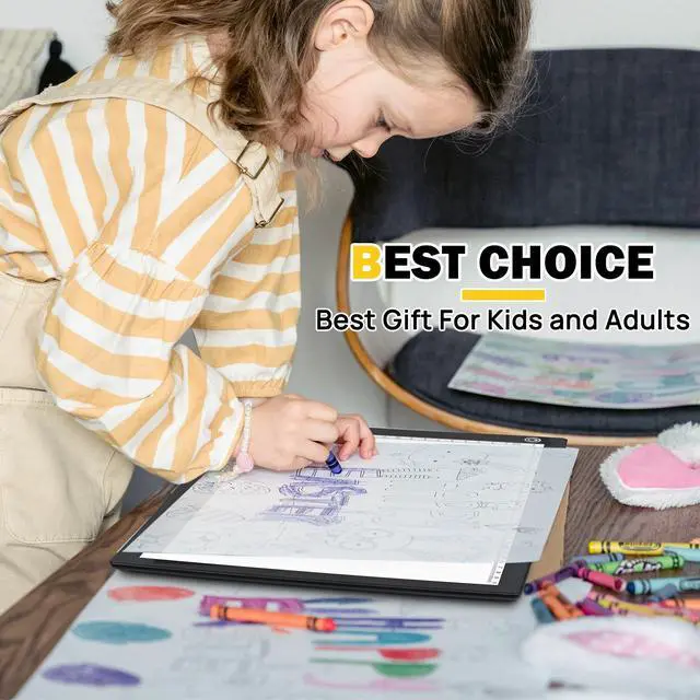 Alt view image 6 of 7 - A4 14" Diamond Painting LED Light Pad Light Box Tracing Artist Drawing 2 Packs