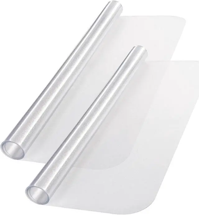 Main image of Yescom Clear Office Chair Mat for Hardwood 48" x 36" Rectangle 2PCS PVC Floor Protector for Rolling Desk Chairs 1/16" Thickness