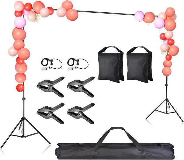 Main image of 8.5' x 10' Adjustable Photography Background Backdrop Stand Support Crossbar Carry Bag Kit Studio