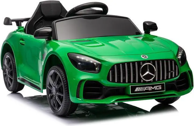 Alt view image 2 of 7 - Yescom 12V Ride on Car Mercedes Benz AMG Sports Car with Remote Control, Green