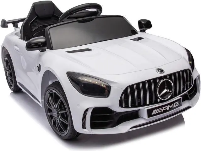 Alt view image 2 of 7 - Yescom 12V Ride on Car Mercedes Benz AMG Sports Car with Remote Control, White