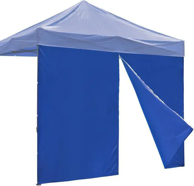 Alt view image 5 of 7 - Instahibit 1080D Privacy Zipper Sidewall 120g UV30+ Fits 10x10fr Canopy 2 Pieces