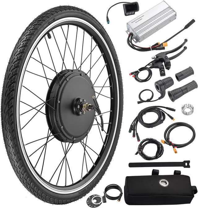 Main image of Yescom Electric bike Motor Kit 26"Front Wheel 48V 1000W Motor E-Bike Conversion Kit w/LCD Display