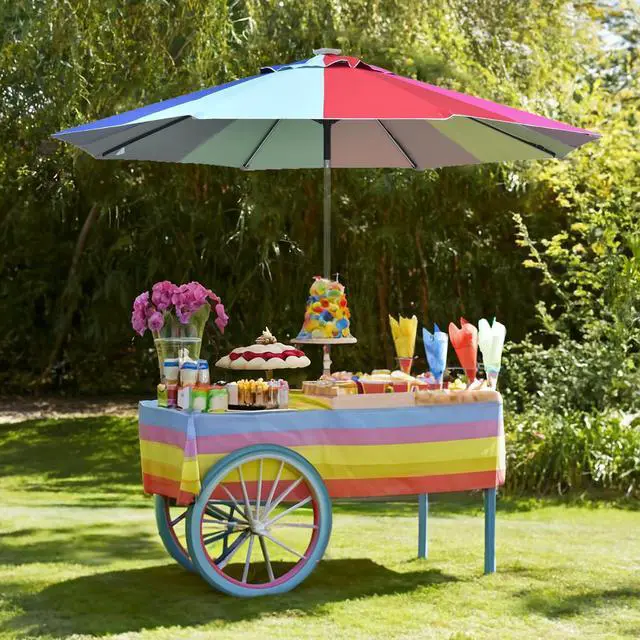 Alt view image 2 of 7 - Yescom 8ft Universal Replacement Umbrella Canopy Top Cover Patio Beach