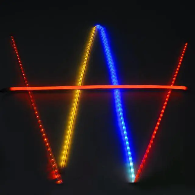 Alt view image 3 of 7 - DELight 3.3" Plastic U Channel System 5PCS Clear PVC Universal LED Track Mounting Holder for 9/16" Neon Flex Strip Light