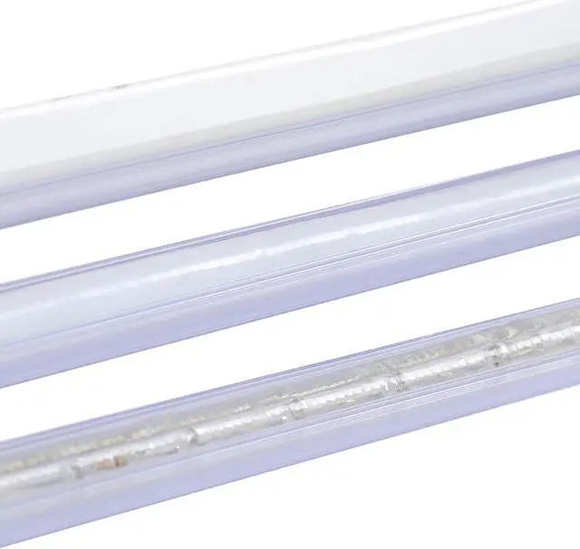 Alt view image 5 of 7 - DELight 3.3" Plastic U Channel System 5PCS Clear PVC Universal LED Track Mounting Holder for 9/16" Neon Flex Strip Light