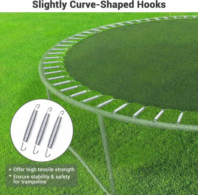 Alt view image 4 of 7 - Yescom 5.5" Trampoline Springs Heavy Duty Replacement Springs Trampoline Accessories Trampoline Parts (Pack of 80)