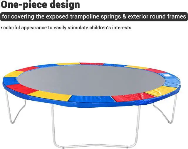 Alt view image 6 of 7 - Yescom 15 Ft Universal Replacement Round Trampoline Safety Pad PVC EPE Foam Protection