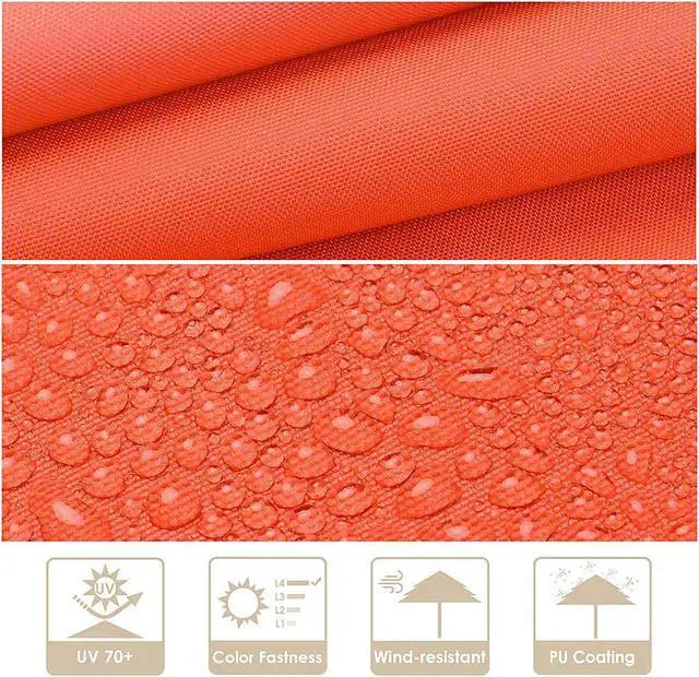 Alt view image 4 of 7 - Yescom 11 Ft 3 Tier Patio Umbrella with Crank Handle Push to Tilt Outdoor Yard